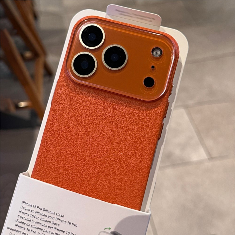 Camera Leather Case - حافظة كاميرا فاخرة من الزجاج الصلب