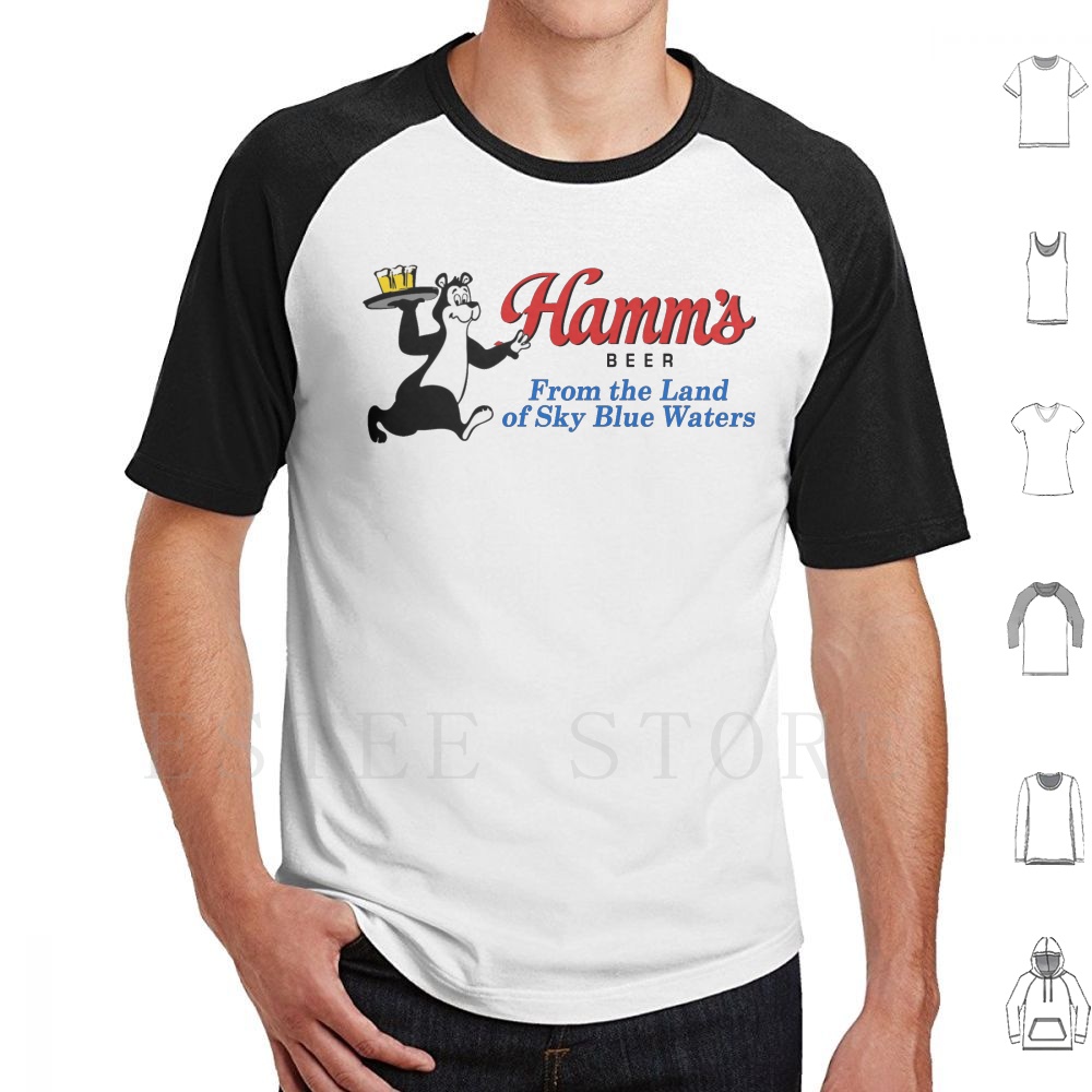 Collectible Vintage T Shirts - هام البيرة الدب تصميم تي شيرت