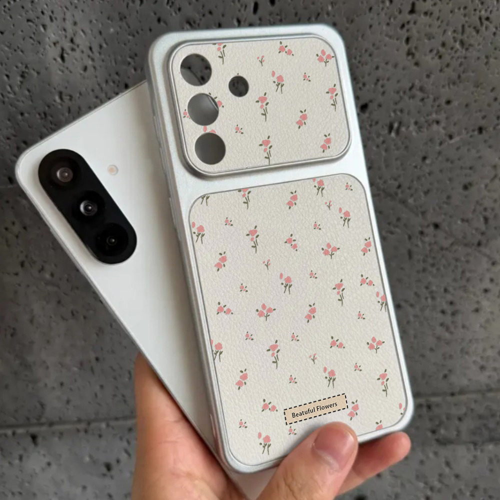 Camera Leather Case - جراب هاتف جلدي جديد بتصميم نافذة