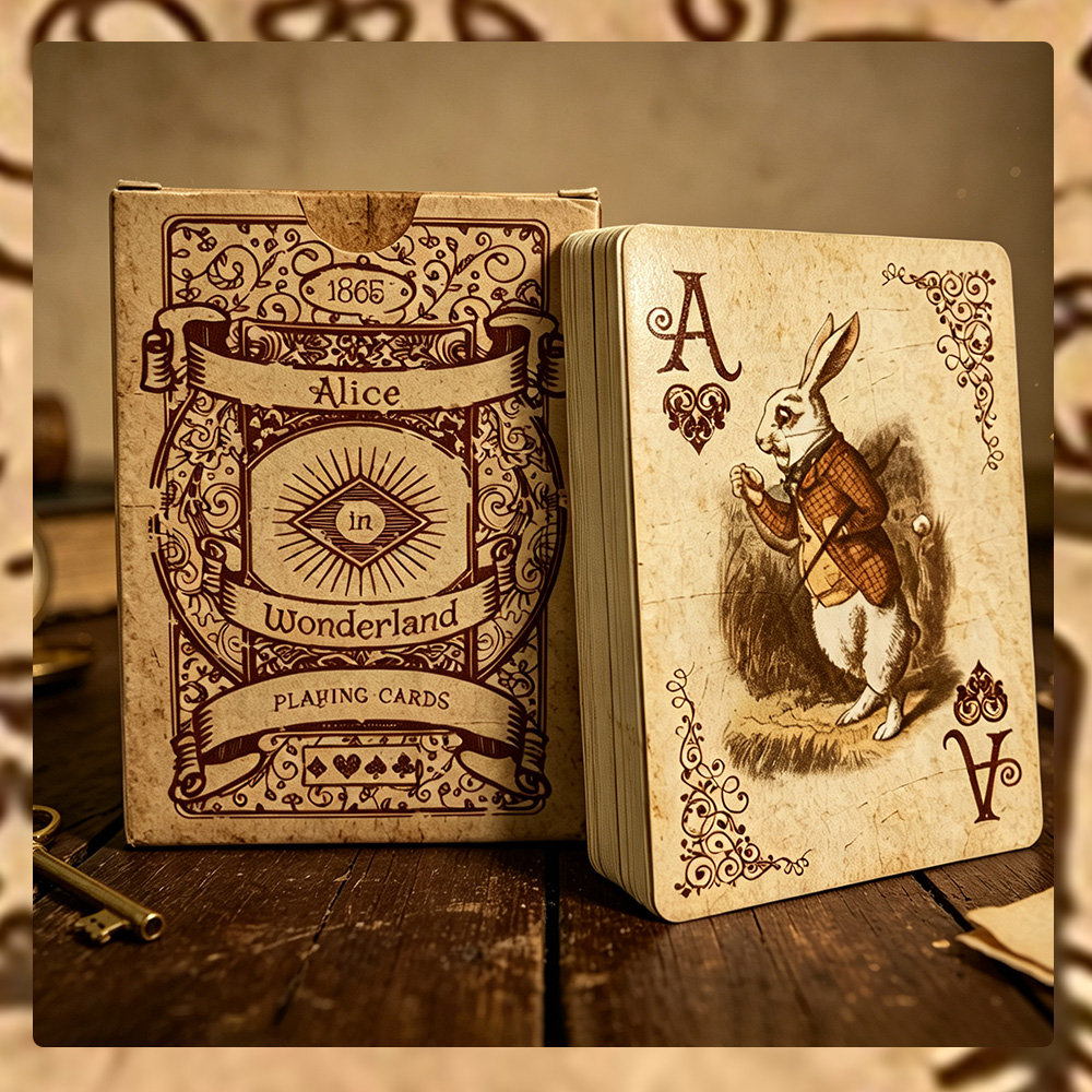 Vintage Collectible Playing Cards - مجموعة واحدة/مجموعتان من بطاقات البوكر الورقية