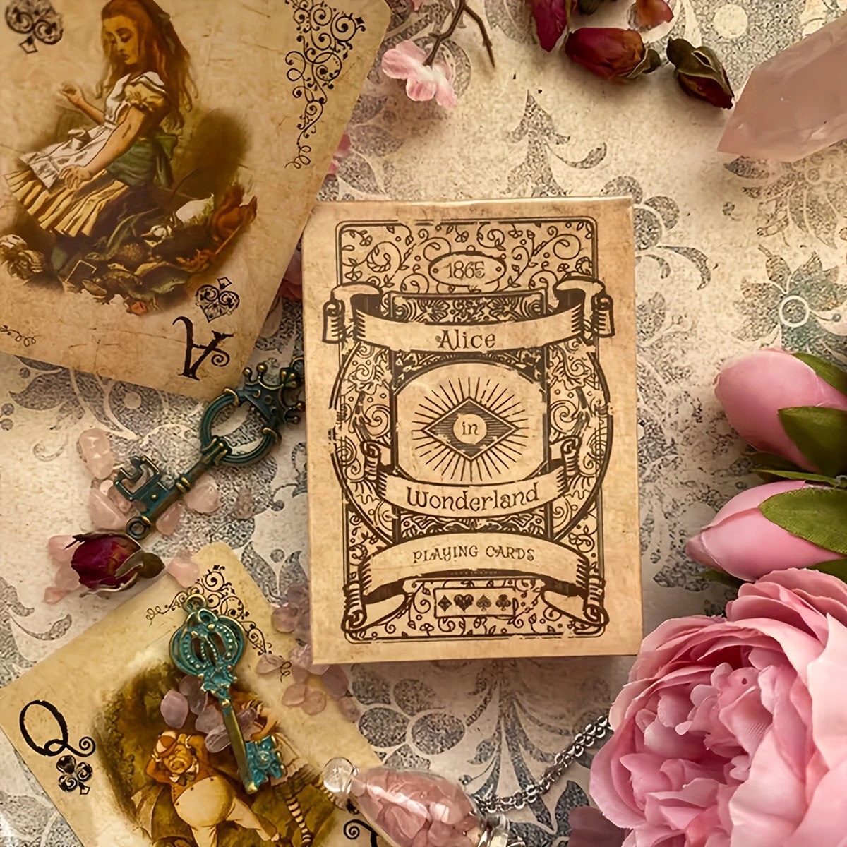 Vintage Collectible Playing Cards - 54 قطعة بوكر ورقي عتيق من