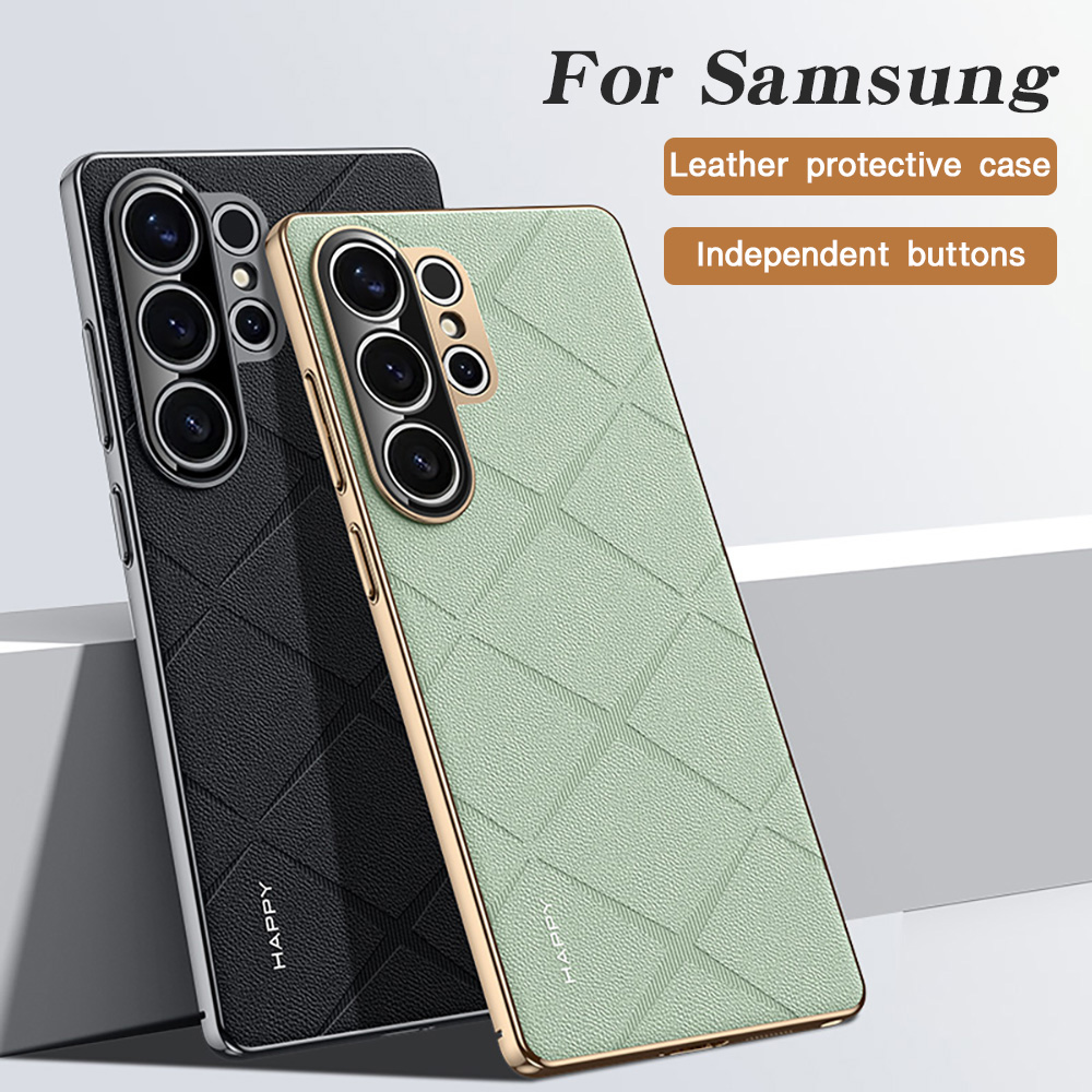 Camera Leather Case - طلاء الجلود لسامسونج S25 الترا S25