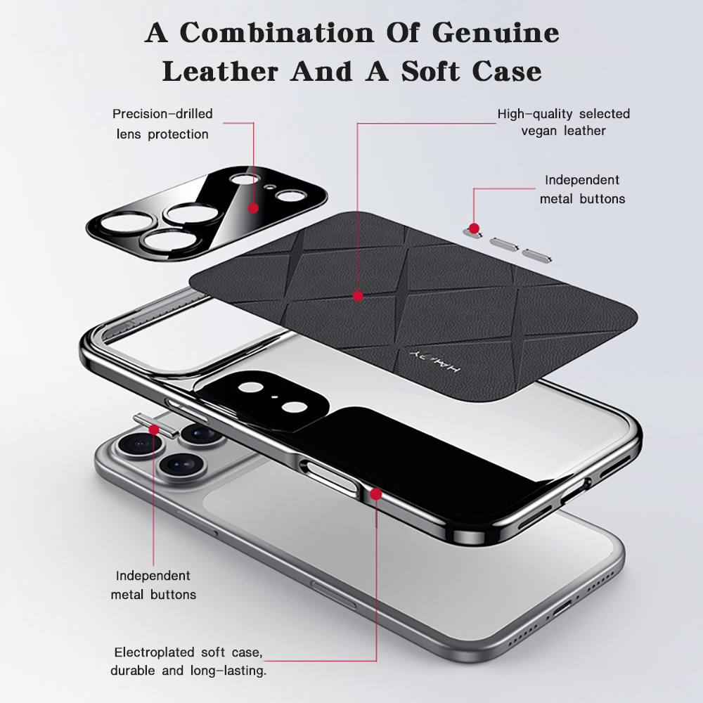 إطار جلدي مطلي لهاتف آيفون 17  - مراجعة Camera Leather Case وسعره