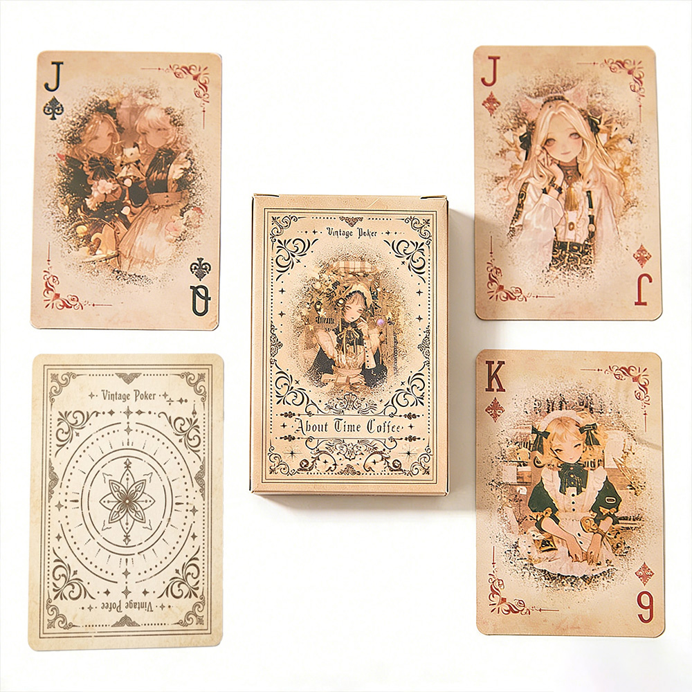 أوراق لعب فتاة القصص الخيالية  - مراجعة Vintage Collectible Playing Cards وسعره