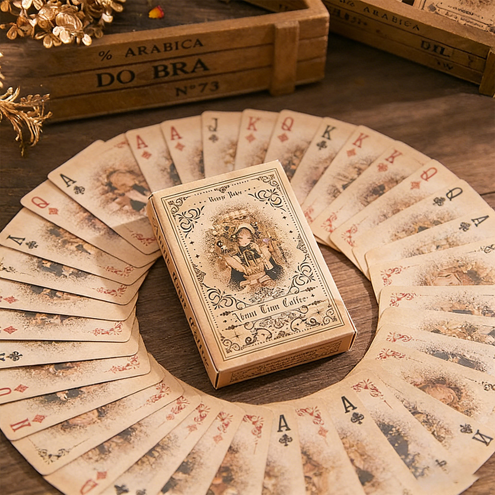 أوراق لعب فتاة القصص الخيالية  - مراجعة Vintage Collectible Playing Cards وسعره