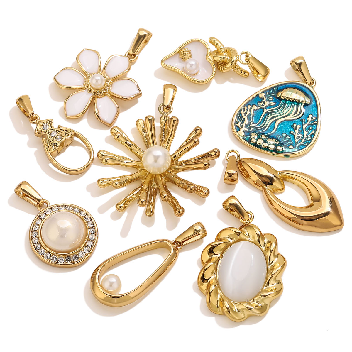 قطعة واحدة من قلادات الزهور ال - مراجعة Vintage Jewelry Collection وسعره