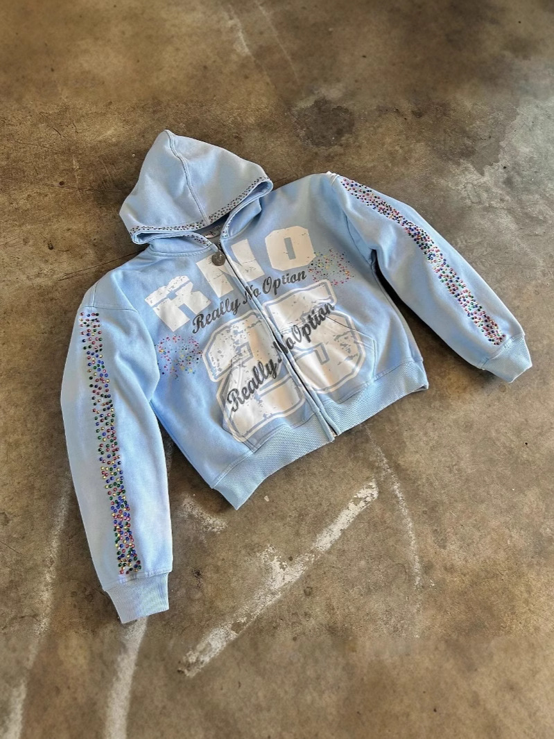 الخريف خمر نمط جديد حار الطوب  - مراجعة Vintage Zip Hoodie وسعره
