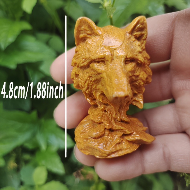 تمثال رأس ذئب خشبي عتيق، زينة  - مراجعة Vintage Collectible Christmas Ornaments وسعره