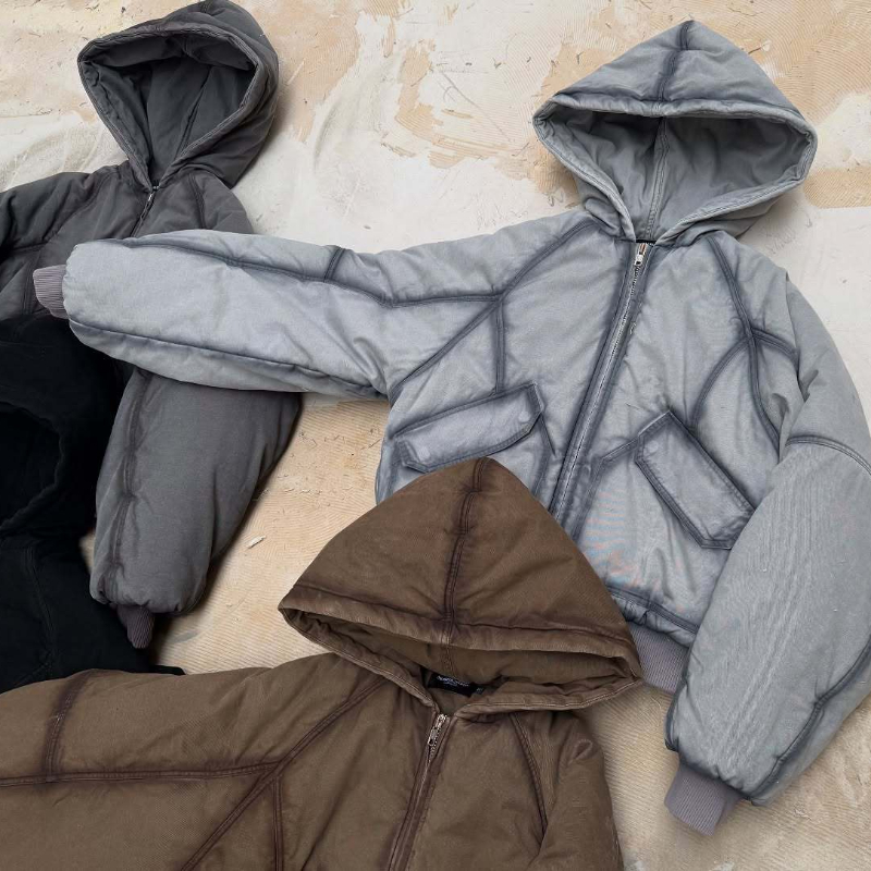 جاكيت بومبر رجالي واسع من القم - مراجعة Vintage Zip Hoodie وسعره