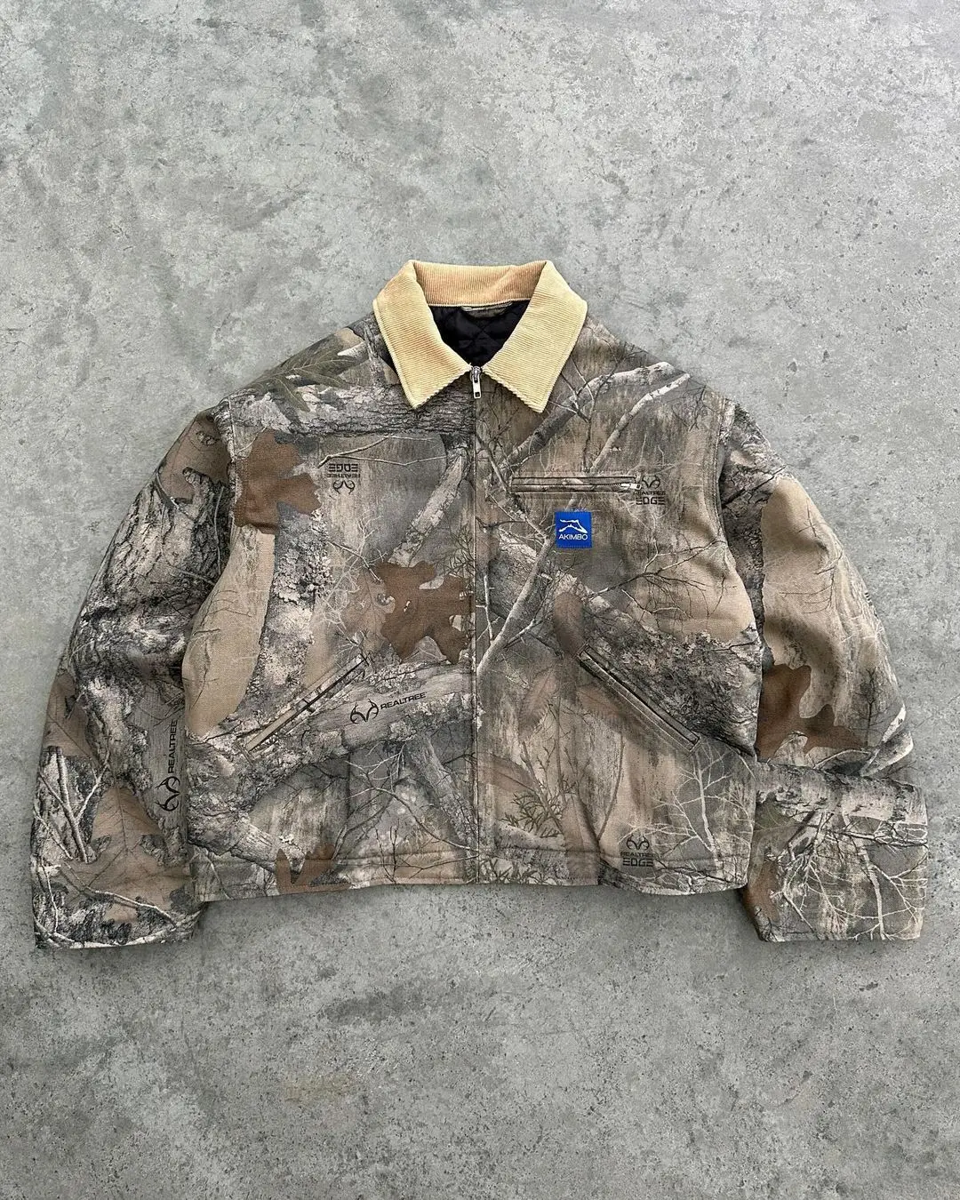 الخريف والشتاء التمويه المتضخم - مراجعة Vintage Zip Hoodie وسعره