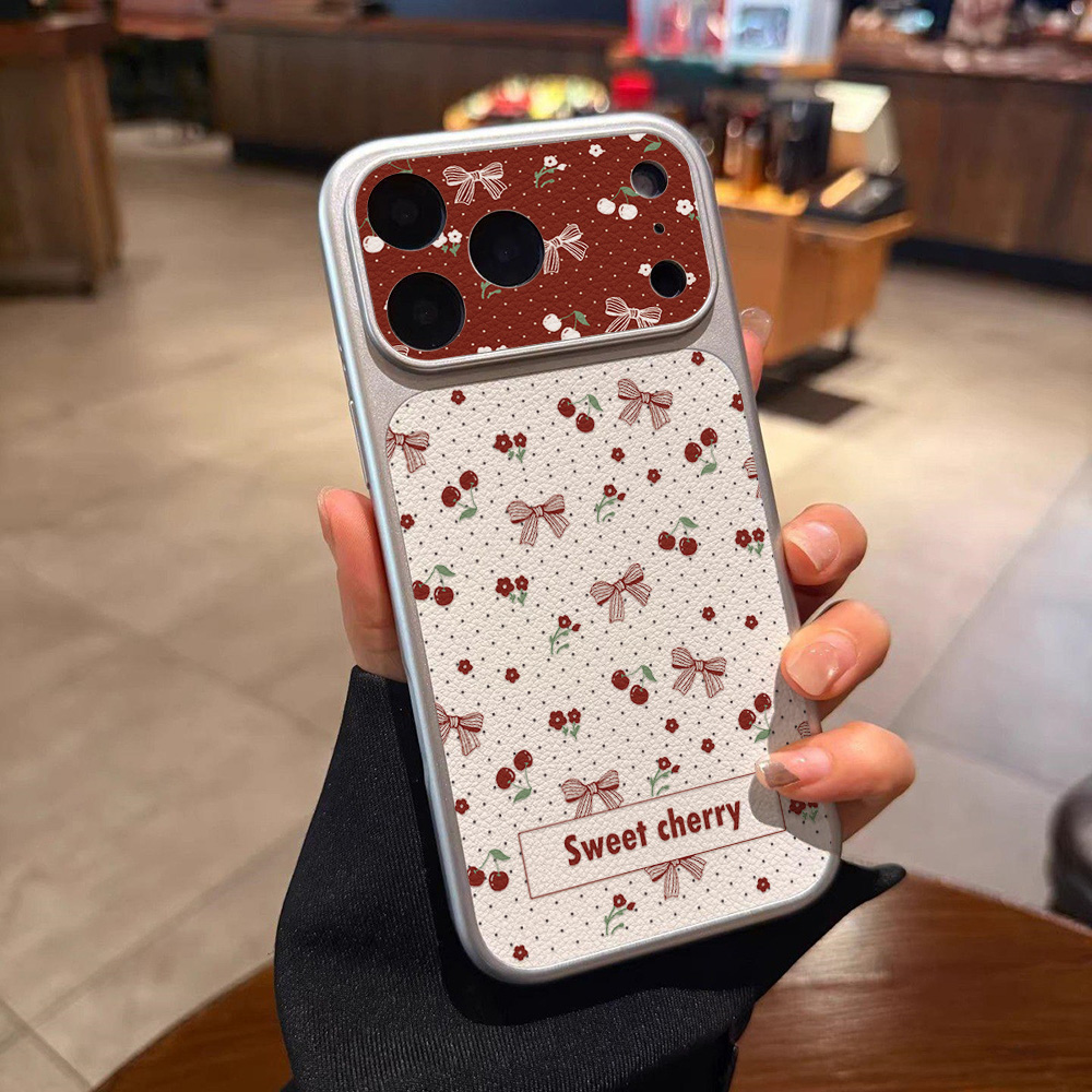 جراب هاتف جلدي بتصميم فيونكة ا - مراجعة Camera Leather Case وسعره