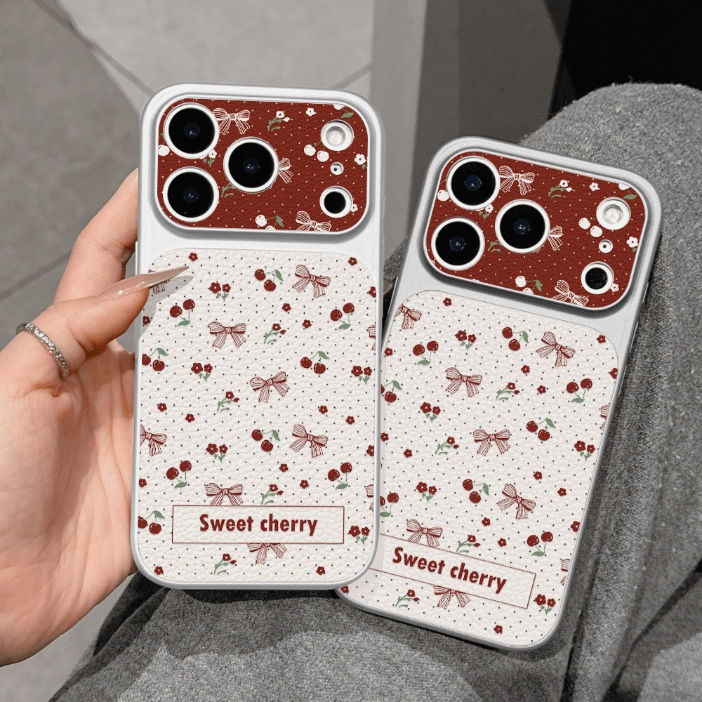 جراب هاتف جلدي بتصميم فيونكة ا - مراجعة Camera Leather Case وسعره