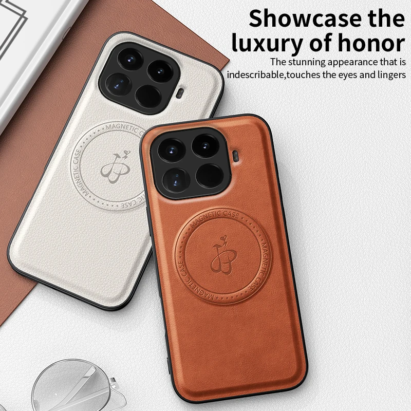غطاء مغناطيسي من الجلد الصناعي - مراجعة Camera Leather Case وسعره