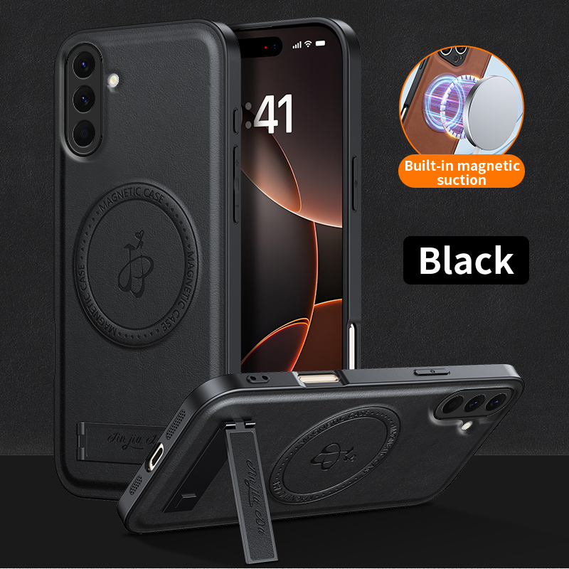 حافظة جلدية مع حامل لهواتف سام - مراجعة Camera Leather Case وسعره