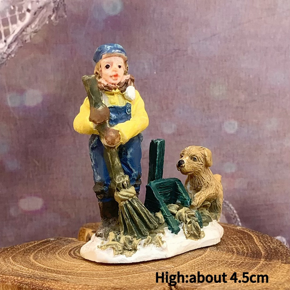 تماثيل صغيرة من الراتنج على شك - مراجعة Vintage Collectible Christmas Ornaments وسعره