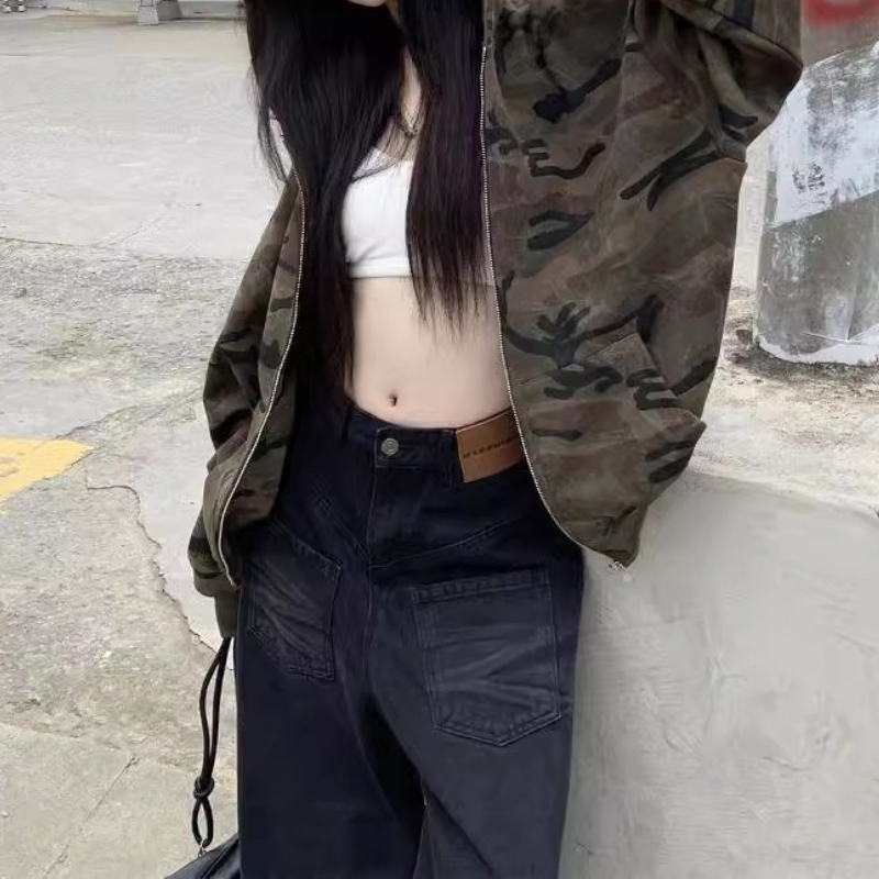 سترة كلاسيكية بغطاء للرأس مموه - مراجعة Vintage Zip Hoodie وسعره