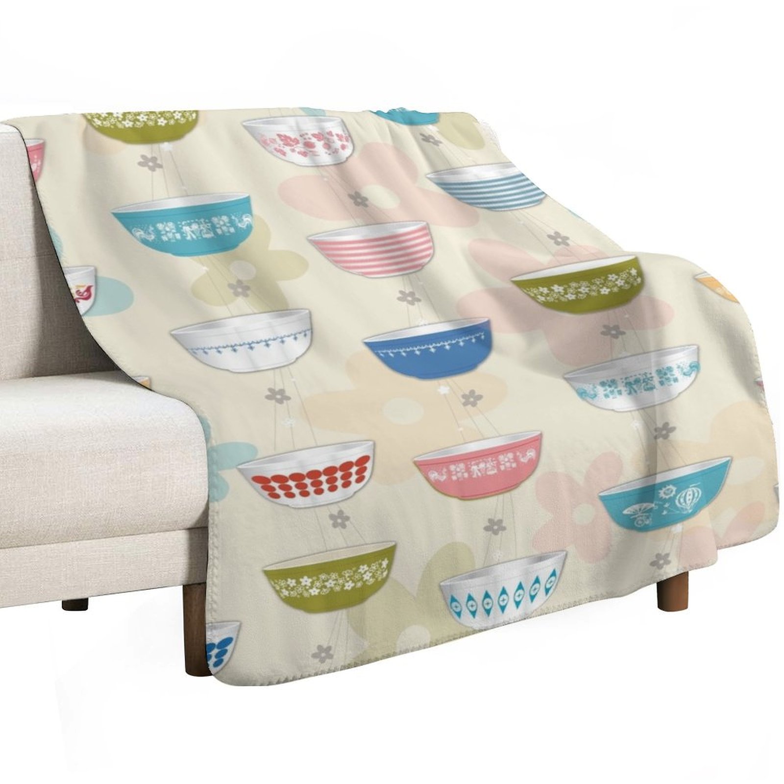 بطانية ناعمة ومريحة بتصميم مجم - مراجعة Vintage Collectible Pyrex وسعره