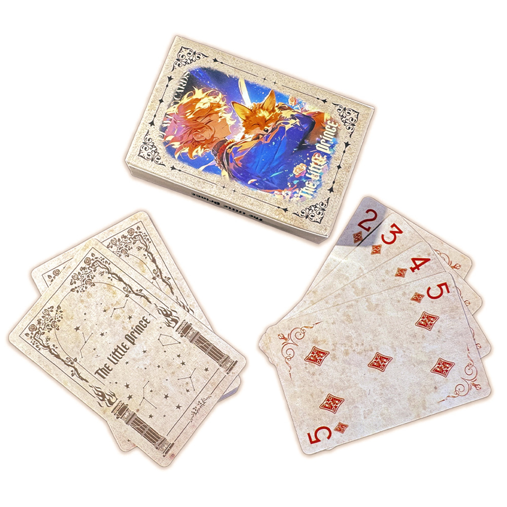 55 قطعة من أوراق اللعب الأمير  - مراجعة Vintage Collectible Playing Cards وسعره