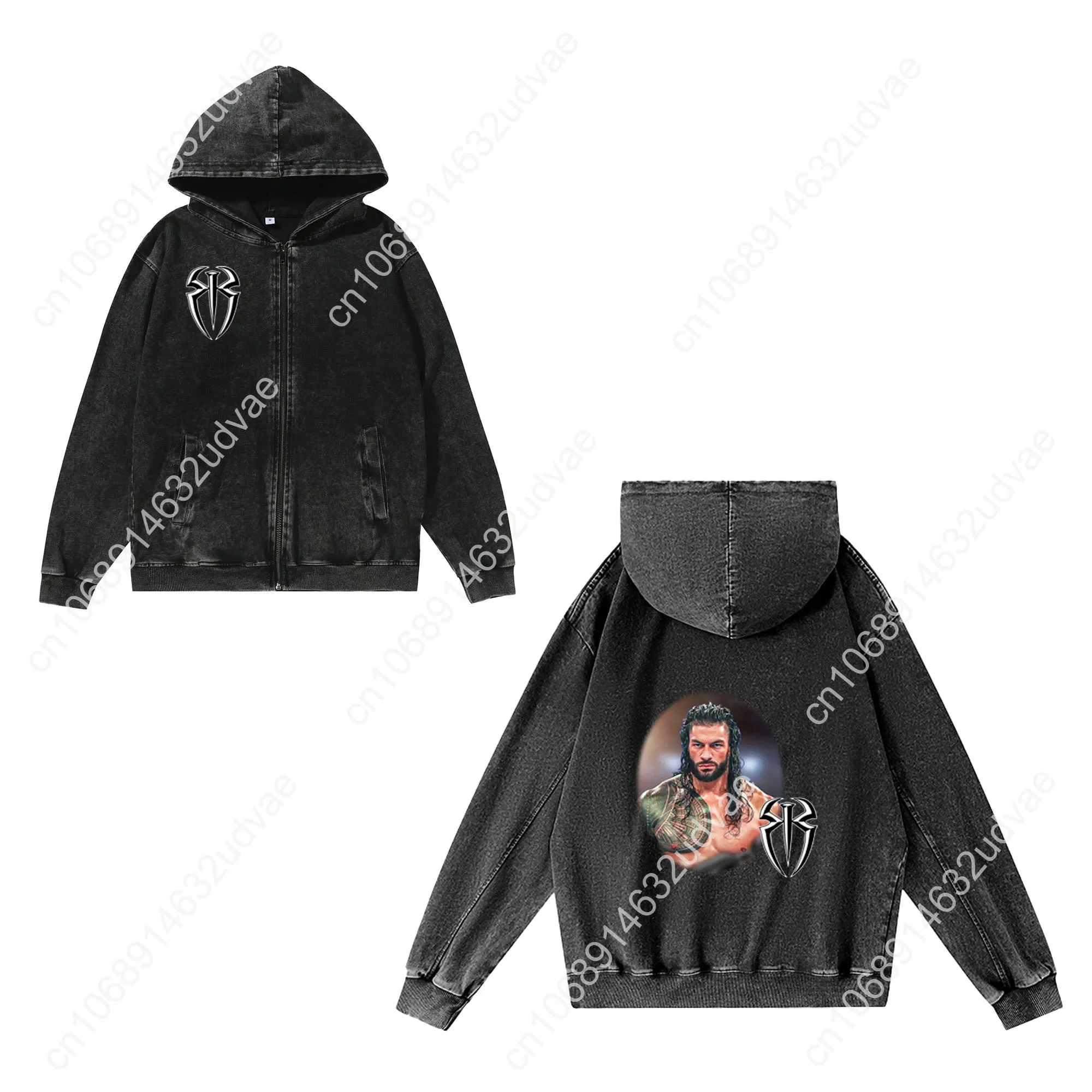 سترة رومان رينز بسحاب للرجال و - مراجعة Vintage Zip Hoodie وسعره
