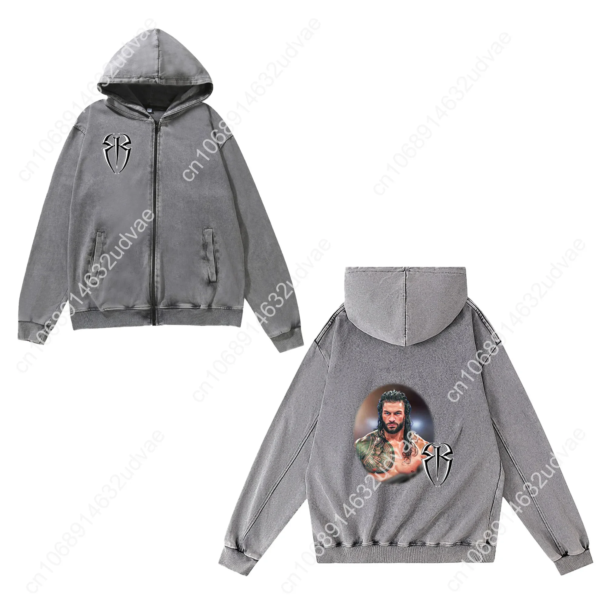 سترة رومان رينز بسحاب للرجال و - مراجعة Vintage Zip Hoodie وسعره