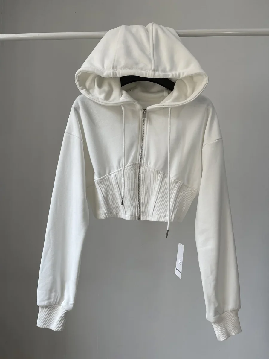 قطع علوية قصيرة سترات عصرية لل - مراجعة Vintage Zip Hoodie وسعره